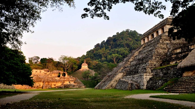 Mayan Tomb via remote camera
